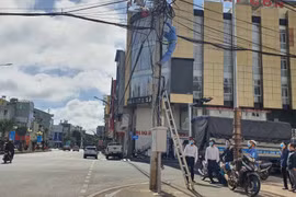 Pleiku thu hồi cáp không sử dụng trên các tuyến đường