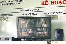 Gia Lai: Tiếp nhận thiết bị camera giám sát an ninh phục vụ kỳ thi tốt nghiệp THPT