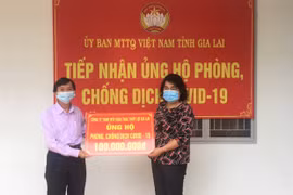 Hơn 260 triệu đồng ủng hộ công tác phòng-chống Covid-19