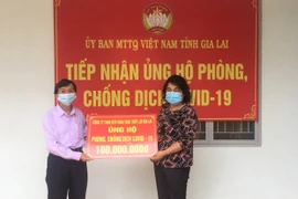 Hơn 260 triệu đồng ủng hộ công tác phòng-chống Covid-19