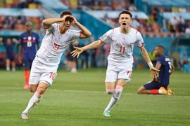 Kết quả vòng 1/8 EURO 2020 Pháp-Thụy Sĩ 3-3 (pen 4/5): Mbappe sút hỏng 11m, 'Les Bleus' ra về