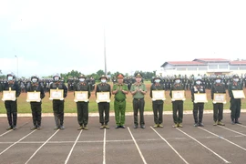 343 chiến sĩ mới hoàn thành huấn luyện tham gia Công an nhân dân