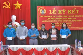 Ký kết thỏa thuận hợp tác chương trình phúc lợi đoàn viên