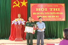 Mang Yang: Bế mạc hội thi báo cáo viên, tuyên truyền viên giỏi