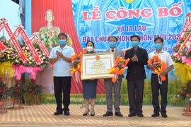 Xã Ia Lâu đạt chuẩn nông thôn mới