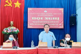 Trưởng đoàn đại biểu Quốc hội tỉnh Gia Lai tiếp xúc cử tri huyện Chư Prông