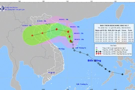 Bão số 7 có khả năng mạnh thêm, Đông Bắc Bộ mưa rất to từ chiều 9/10