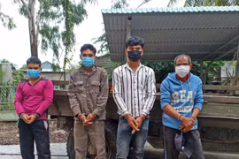 Ia Pa: Bắt quả tang nhóm đối tượng trộm cắp bò rồi mổ thịt