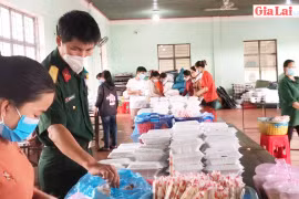 Những bữa ăn ngon ở khu cách ly tập trung huyện Phú Thiện