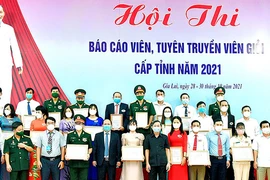 Thí sinh Ngô Quốc Hưng đạt giải nhất hội thi báo cáo viên, tuyên truyền viên giỏi cấp tỉnh