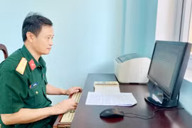 Thiếu tá Lã Thanh Bắc: Trợ lý tuyên huấn tận tụy