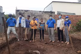 Chư Sê: Khởi công xây dựng nhà nhân ái cho hộ nghèo ở xã Hbông