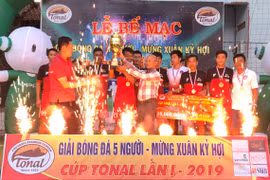 Giải bóng đá mini tranh Cúp Tonal: Yên Đỗ Gia Lai lên ngôi vô địch