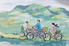 Xuân về trên núi