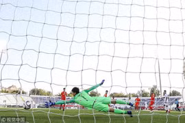 Cận cảnh Trung Quốc đánh bại Kyrgyzstan tại Asian Cup 2019