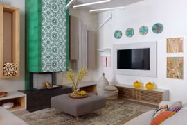 Cách thiết kế nhà ở với hệ thống màu sắc, chiếu sáng độc đáo