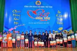 Chăm lo Tết cho người lao động trên địa bàn Gia Lai