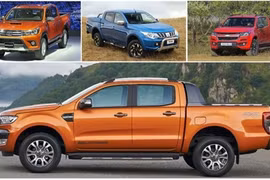 Doanh số phân khúc xe bán tải tăng mạnh cuối năm