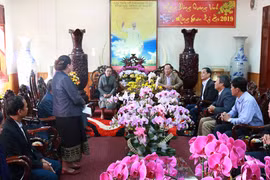 Lãnh đạo tỉnh Attapeu thăm và chúc Tết tỉnh Gia Lai