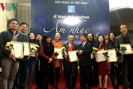 61 tác phẩm giành giải thưởng âm nhạc Hội Nhạc sĩ Việt Nam năm 2018