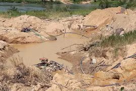 Xử phạt 1 cá nhân khai thác cát trái phép 5 triệu đồng