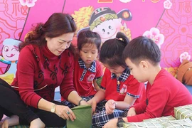 Hội chợ xuân của bé