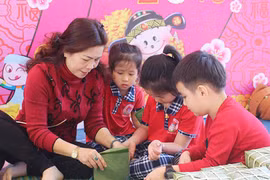 Hội chợ xuân của bé