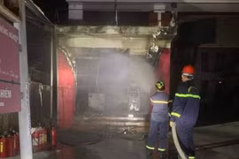 TP. Hải Phòng: Nghi phạm dùng xăng đốt cây ATM ra đầu thú