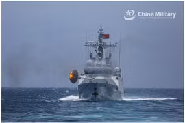Trung Quốc lại tập trận ở Biển Đông