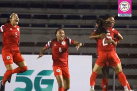 Thắng Thái Lan 3-0, tuyển nữ Philippines lần đầu lên 'ngôi hậu' Đông Nam Á