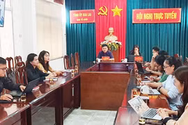 Hội nghị trực tuyến bồi dưỡng kiến thức về xây dựng Đảng