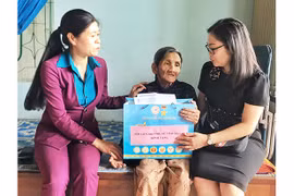 Hội Liên hiệp phụ nữ tỉnh Gia Lai thăm các Mẹ Việt Nam Anh hùng tại thị xã An Khê