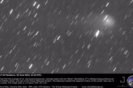 Sao chổi "sà xuống Trái Đất" đêm nay có đường kính to tới 160 km