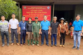 Công ty Cao su Chư Păh khởi công 5 nhà "Mái ấm Công đoàn" cho công nhân