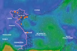 Khả năng sắp xuất hiện áp thấp nhiệt đới trên Biển Đông