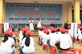 Gia Lai: 47 thiếu nhi tham gia trại hè kỹ năng sống "Nói điều hay, làm việc tốt"