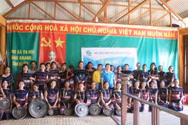 Ra mắt mô hình "Chi hội 5 không 3 sạch xây dựng nông thôn mới" tại làng Brang-Đak Kliết