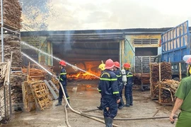 Bình Định: Lại xảy ra cháy lớn ở Khu công nghiệp Phú Tài