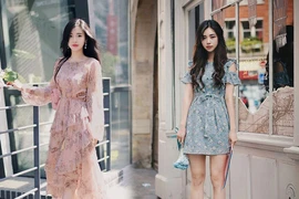 Những mẫu váy hoa cho mùa nắng tháng 3