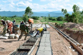 Công trình thủy lợi Ia Mlah: Nước mát cho "vùng đất khát"