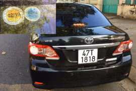 Vợ Phó GĐ Công an lái xe hết đăng kiểm: Chỉ xử phạt hành chính