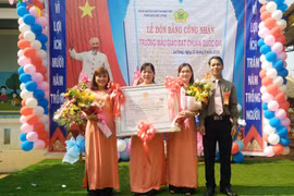 Trường Mẫu giáo Lơ Pang đạt chuẩn Quốc gia mức độ I