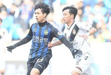 Công Phượng vào sân từ phút 65, không cứu được Incheon thua trận