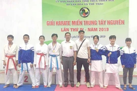 Giải Karate miền Trung-Tây Nguyên 2019: Gia Lai đoạt 2HCV, 1HCB và 4HCĐ