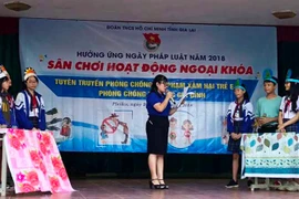 Tuyên truyền viên "nhí" trong trường học