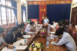 Trưởng Ban Tuyên giáo Tỉnh ủy làm việc với Thường trực Huyện ủy Chư Pưh