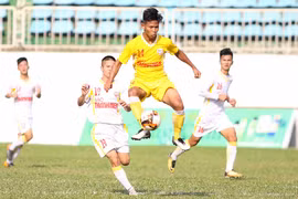 U19 Sông Lam Nghệ An bất phân thắng bại với U19 Hà Nội