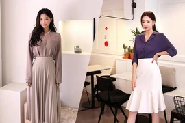Mặc đẹp đến văn phòng với các kiểu chân váy