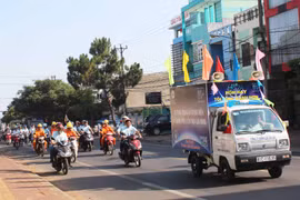 Gia Lai: Phát động và diễu hành hưởng ứng Chiến dịch Giờ Trái đất