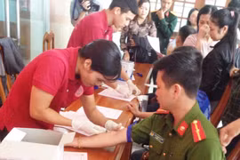 Thị xã An Khê trên 200 người hiến máu tình nguyện
